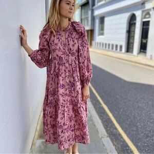 Matta The Jaya Midi Floral Dress in XS